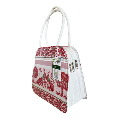 JOHAR TRIBAL MART TRADITIONAL THREE CHAIN HAND BAG